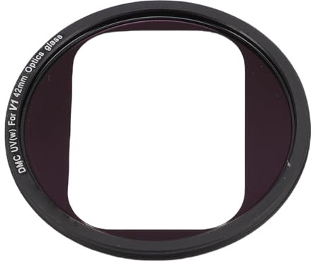 Elprico Ultra Violettes Schutzfilter, HD Clear Glass Ultra Violettfilter, Kamera -Objektivschutz mit Speicherhülle, Kratzfestes, Agc 0,5 Mm Optisches Glas für V10 Vlog -Kamera
