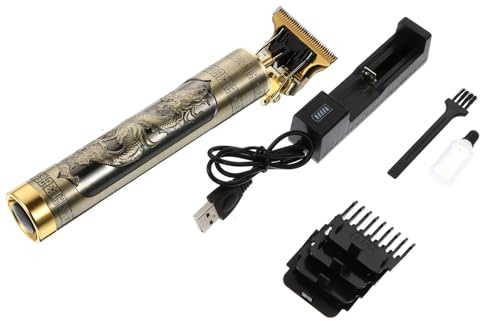 VICASKY Elektrische Haarschneidemaschine aus Aluminiumlegierung für Männer Leicht und Leise Retro Design als Geburtstagsgeschenk für Zuhause