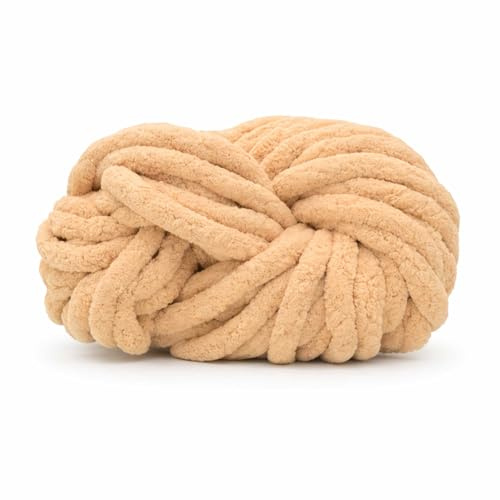 100% Polyester Extra Dickes 2cm 13 Handgestricktes Isländisches Fleece-Garn - DIY Einzelstrang, Voluminöse Decke & Weihnachtsbaum-Bastelfaden, In Mehreren Farben Verfügbar, 8.818oz
