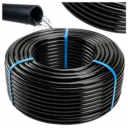 Tubo PE 16mm 100m PN4 - Tubo di irrigazione senza fori, linea di alimentazione per sistema di irrigazione a goccia
