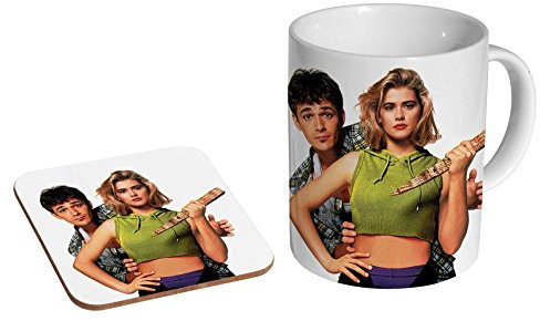 Kaffeebecher und Untersetzer aus Keramik mit Motiv Buffy The Vampire Slayer Movie