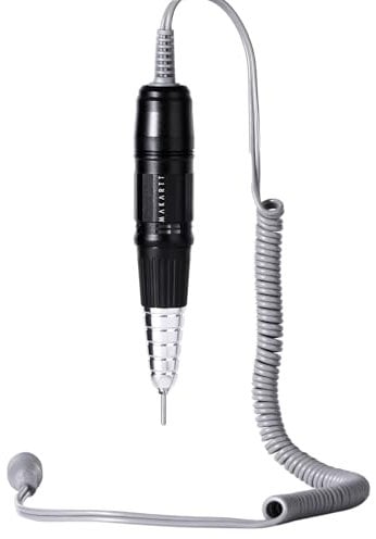 Makartt Nail Drill Handpiece for Up200 Machine, Professional Electric Nail File Remove Gel Polish Poly Gel Black B-05 Removing for Removing Acrylic Nail Polish Acrylic Nail Tools 3D Gel Nail Art