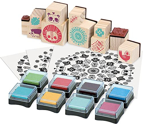 Vilac - Stempelset Mandalas, 8221, mehrfarbig
