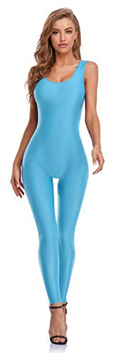 Speerise Damen Lycra Spandex Nylon Tank-tanzanzug Bodysuit Medium türkis