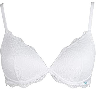 Infiore Reggiseno Donna Triangolo Imbottito Darling 3003 (4 IT 95 F 80 EU 36 UK, Bianco)