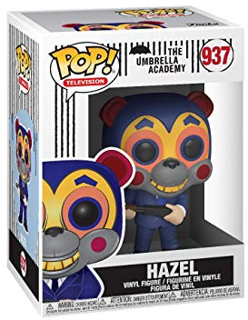 Funko Pop! TV: Umbrella Academy - Hazel with Mask - Figurine en Vinyle à Collectionner - Idée de Cadeau - Produits Officiels - Jouets pour Les Enfants et Adultes - TV Fans