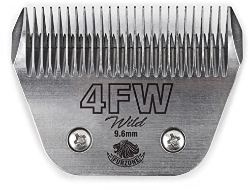 FURZONE Detachable Blade - 4FW Clipper Blade 3/8, Japanese Steel, Extra Durable, Compatible with Most Oster, Wahl A5 Clippers