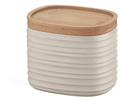 Guzzini - Tierra, Vorratsdose (S) - Lehm, 12.3 x 9.4 x h11cm | 500 cc - 18180179, Braun