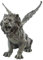 Ebros Gift Gotische Statue brüllender Löwe, Wasserspeier, 17,8 cm hoch, Symbol der Majestät, Royalty, Macht, Dominion, Macabre, mythische Fantasie, Nachtwarden Kreatur, dekorative Figur