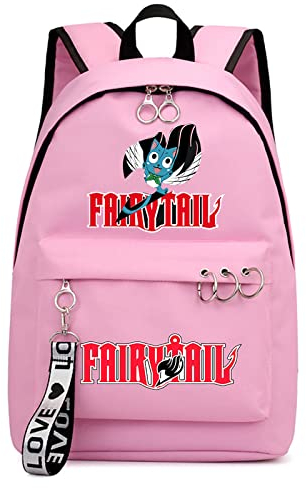 flowereyes FAIRY TAIL Rucksack Mode Casual Reisetasche Anime Charaktere Cartoon gleichen Stil Schultasche Frauen Männer Kinder