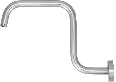 Estensione del Braccio Doccia a Forma di S, 13 Inch Braccio di Prolunga per Soffione Doccia in Acciaio Inox a Forma Braccio Lungo per Soffione Doccia con Curva a Collo Oca Staffa per Casa e Albergo(C)