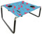 Neso Tragbarer Strandtisch mit Getränkehaltern, Handytaschen, leicht, für Picknicks und Parks (Flamingos)