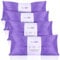 SuzziPad Lavender Eye Pillows for Relaxation with Aromatherapy, Weighted Mask for Sleeping, Hot & Cold Therapy Compress for Dry Eyes, Yoga Meditation Pillow, Purple, 4 Packs
