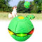 TOPJOWGA Balle pour Chien, Jouet Interactif pour Chien, Jouet Chien Balles, Soucoupe Volante Jouet, Boule de Soucoupe Volante, Nettoyer Les Dents Balles Interactives pour Chien (Vert)