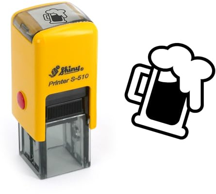 Treuestempel Motiv Bier 11 mm [Stempelkissen Pint Festival Krug Bar Stamp Karte Treue]