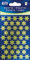 TSI Sticker Etiketten Goldene Sterne, Druck auf Papier, Inhalt: 1 Blatt, Art. Nr. 55320