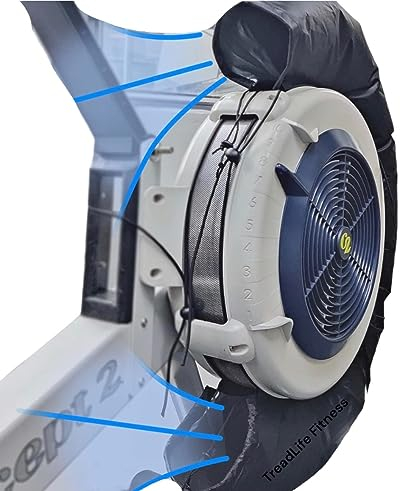 TreadLife Fitness Rower Fan Bag (Airflow Guide Cooling Cover) Ersatz für Concept 2 Rudergeräte-Modelle: C, D, & E