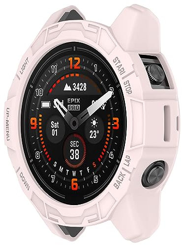 Muovrto Custodia per Garmin epix Pro(Gen 2)47mm,Custodia protettiva morbida Cover per Garmin Fenix 7/Fenix 7 Pro