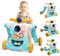 Laufwagen, 3-in-1 Baby Spiel Laufwagen, Abnehmbarer Baby Walker mit Lerninhalten, Musik Für Kinder ab 6 Monaten, Lauflernwagen Geschenke für Babys