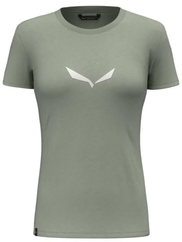 SALEWA T-Shirt da Donna con Logo Solido Dri-Release® da Donna, Confezione da 1