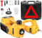 TaskStar Cric Elettrico per Auto, Martinetto Cric Idraulico per Auto da 5 Tonnellate a 12 V con Avvitatore Elettrico e Pompa di Gonfiaggio Pneumatici, Kit di Martinetti per Auto Portatili
