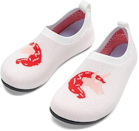KOWAYI Enfants Garçons Pantoufles Barefoot, Filles Chaussures Barefoot souples, Chaussures de bain légères, Chaussures d'apprentissage de la marche mignonnes pour bébés