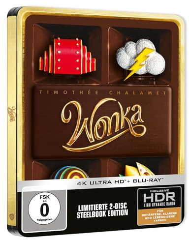Wonka - limited Steelbook (4K Ultra HD) (+ Blu-ray)