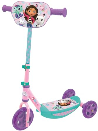 Smoby - Gabby - Patinette 3 Roues - Trottinette Enfant - Roues Silencieuses - 750912