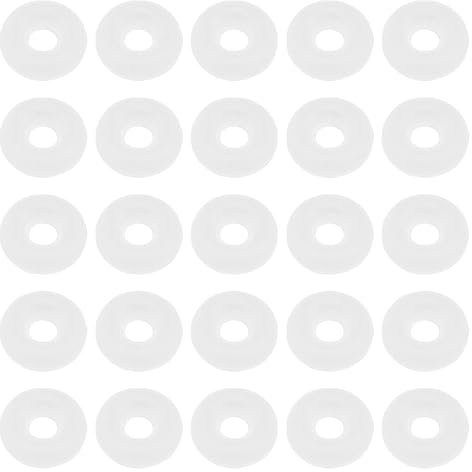 OTOTEC Pack of 100 Silicone O-Rings Silicone Seal Gasket for Compressor Engines Flanges Valves and Various Cylinders, 4.5mm OD 1.5mm ID 1.5mm Width