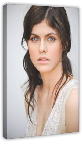 Alexandra Daddario Poster (18) Leinwandposter Schlafzimmer-Dekor, Sportlandschaft, Büro, Raumdekoration, Geschenk, Rahmen-Stil, 60 x 90 cm