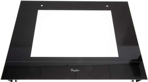 VITRE DE FOUR NOIRE EXTÉRIEURE pour FOUR WHIRLPOOL - 481010397312