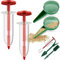 Dispenser di semi per piccoli semi Mini dispenser per semi di semina manuale a mano Set di piantine Dibber e Widger Set leggero pratico piccolo strumento per semina mini set di attrezzi da giardino