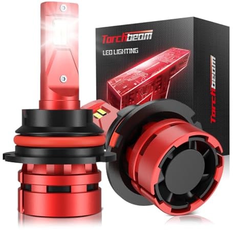 Torchbeam 9007/HB5 Kombi-Leuchtmittel, 9007, 6500 K, kaltweiß, für ATVS, Nebelsport-Birnen, Plug-N-Play, 2 Stück