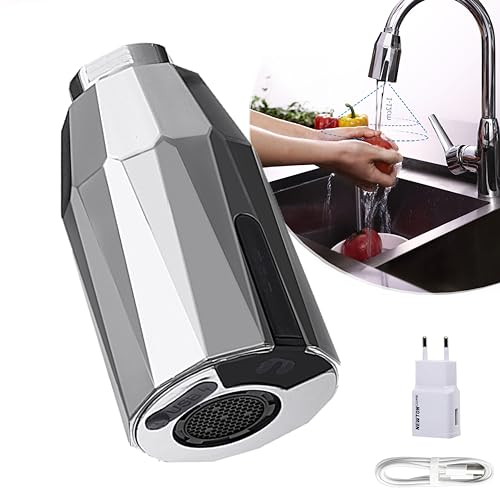 Adaptador Grifo Inteligente, Grifo Automatico, Ahorro de Agua - NUEVA VERSION 2024 Convierte tus Grifos en Automaticos sin contacto, Ideal para Grifos de Cocina, Bares Restaurantes o Personas Mayores
