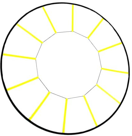 JISADER Agility Ladder Football Speed Training Equipment Balance Fitness Training Portable 12 Grids Soccer Circle Agility