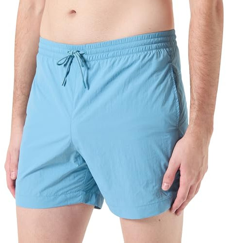 Calvin Klein Short de Bain Homme Medium Drawstring Mi-Long, Bleu (Adriatic Blue), 4XL
