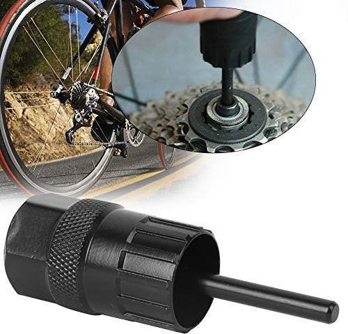 Mountainbike Rotierende Kassette Freilauf Konus Riemenscheibe Entfernen Installieren Hülse Reparatur Werkzeug Verriegelung (BLACK)