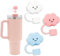 Stanley Straw Topper，Silicone Straw Covers for Stanley Tumblers Straw Toppers - Cute Cap Accessories Compatible with 30 & 40oz Cups，Straw lid