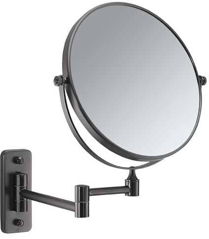 Gedy Gaia Wandspiegel Gun Metall