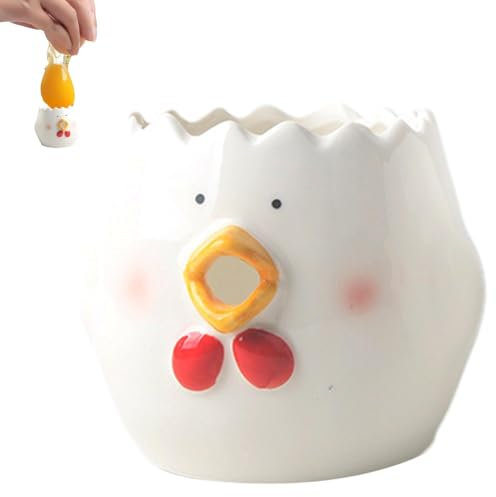 Eiertrenner für Eigelb, Eiweißtrenner | Cartoon-Küken-Keramik-Eigelb-Trenner | Eiweiß- und Eigelbtrenner, praktisches Küchengerät für rohe Eier