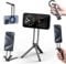 ULANZI MA30 Magnetic Phone Tripod Stand for iPhone - Aluminium Maglock Smartphone Mini Tripod Pocket Cell Phone Stand Strong Magnet Quick Mount Compatible with iPhone 16 15 14 13 12 Series, Black