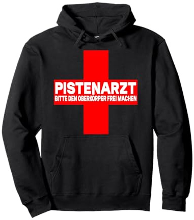 Pistenarzt Apres Ski Outfit Skifahren Arzt Kostüm Arzt Pullover Hoodie