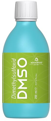 AQUARIUS pro life ® - DMSO 250 ml - garantiert unverdünnt 99,9% pharmazeutische Reinheit - Dimethylsulfoxid ph. EUR - inkl. Dosierhilfe
