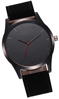 WRITWAA Herren Armbanduhr Mit Einfachem Design Analoges Quarzwerk Elegantes Schwarzes Lederarmband Für Business Und Freizeit Präzise Zeitmessung Stilvoll Für Jeden Anlass