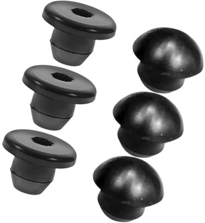 NIYANGLE 6pcs Jack Plug Car Plug Bottle Jack Floor Oil Filler Hydraulic Parts Hydraulic Oil s Filler Bung Pole Floor Spare Parts Black Rubber