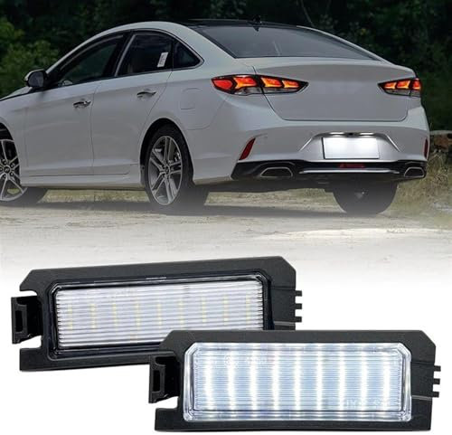 Auto Nummernschildbeleuchtung Lampe,für Kia K5 Rio NIRO Cadenza 2017+,Langlebig Effizient Hochwertige Digitale Nummern Leuchten Fürs Auto