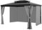 VEVOR Terrassenvorhang, 2840x2840x2040mm, Seitenwand-Pavillon-Sichtschutzvorhänge mit Reißverschlüssen, Sonnenschutzvorhänge als Ersatz für Terrassenüberdachung, nur Vorhänge, grau