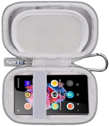 Mp3 Player Case for DODOSOUL/for Dingmi/for Luoran/for innioasis/for TIMMKOO/for MYMAHDI/for Phinistec Music Bluetooth MP3 Mp4 Players & Earbuds & USB Cable (Grey, Case Only)