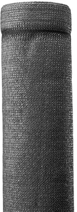 Easy Clôture Brise Vue Toile en Rouleau Haute densité Occultation très élevée (350gr/m²) H 1m23 Longueur 5M - Gris Anthracite