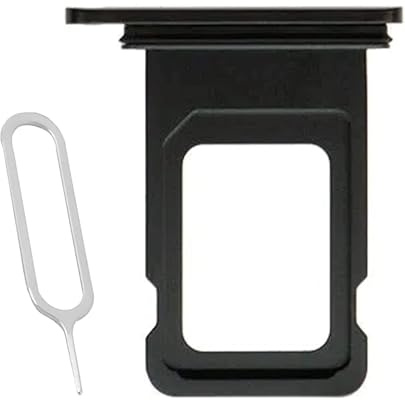 ZAMAN Sim Card Tray compatible with iPhone 11 Pro/Pro Max (Black)